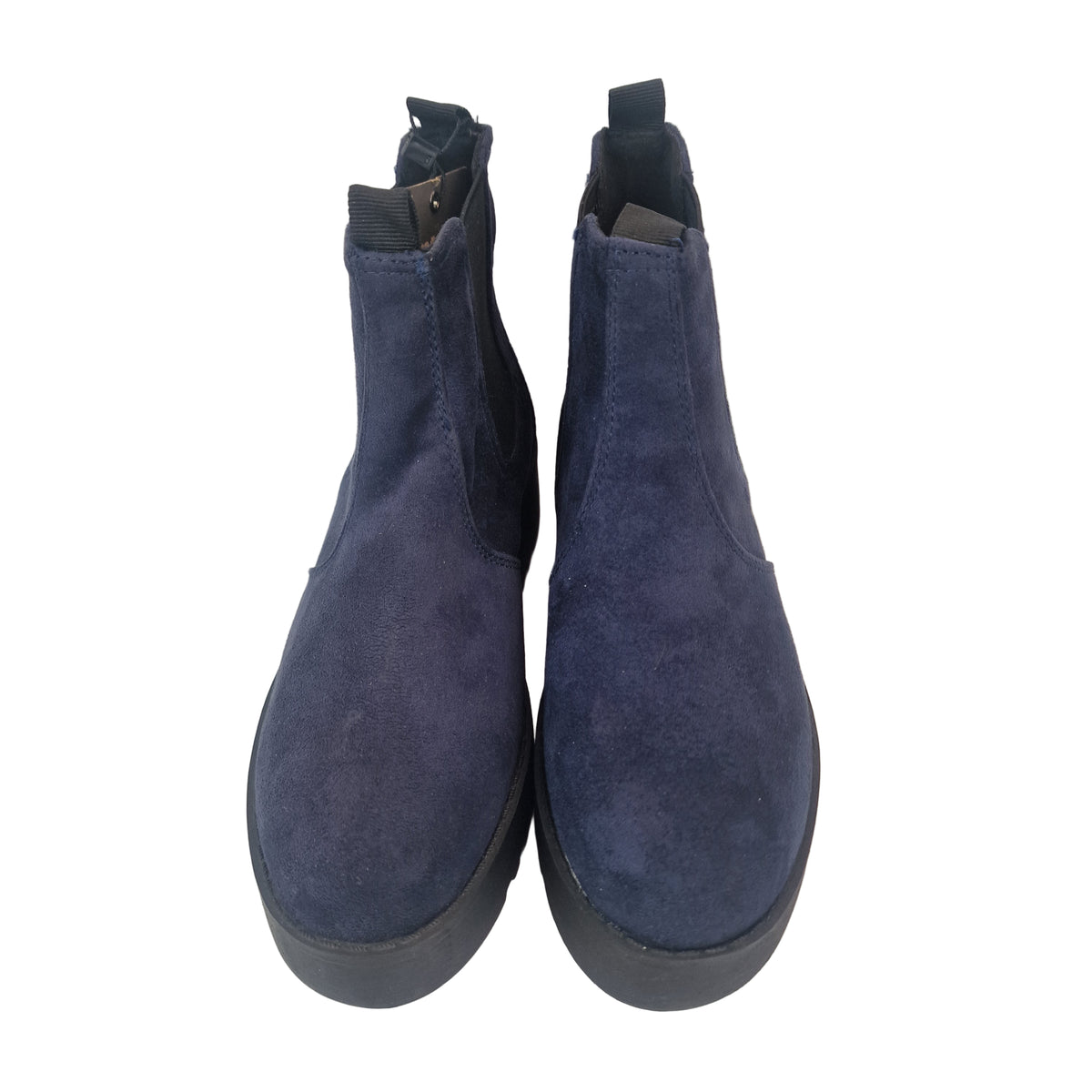 Botines Chelsea con Plataforma Mustang Azul – Pasarela Concept