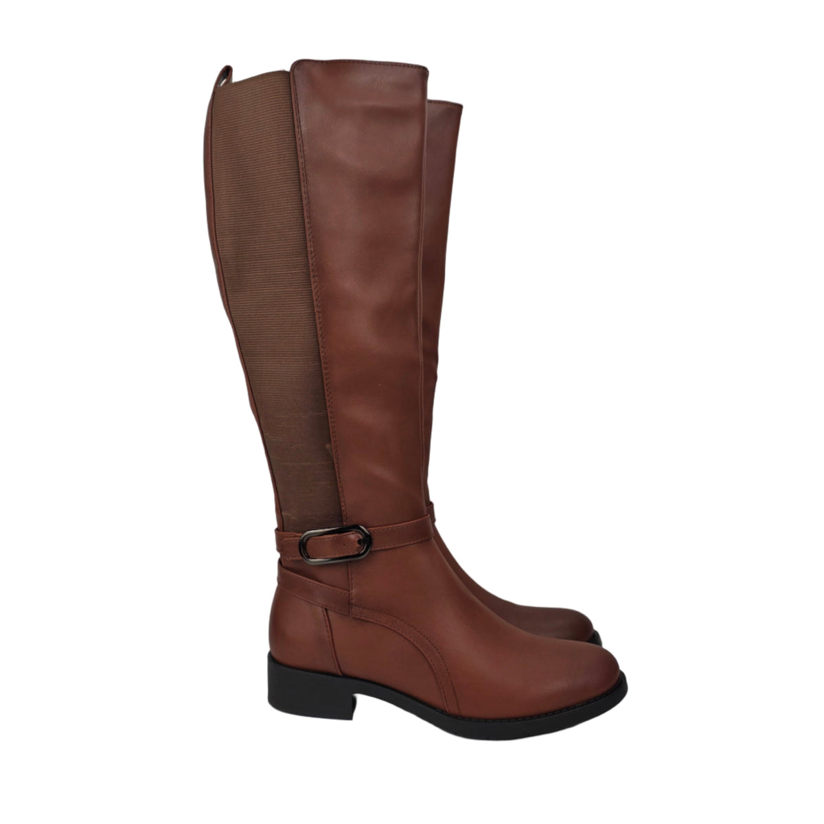 Bota Alta Hebilla Camel – Pasarela Concept