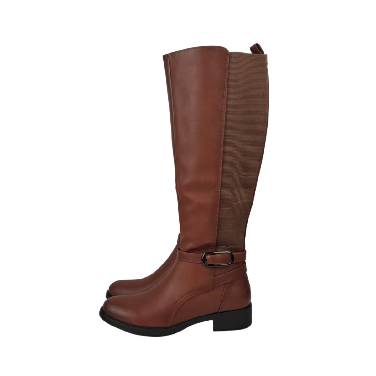 Bota Alta Hebilla Camel – Pasarela Concept