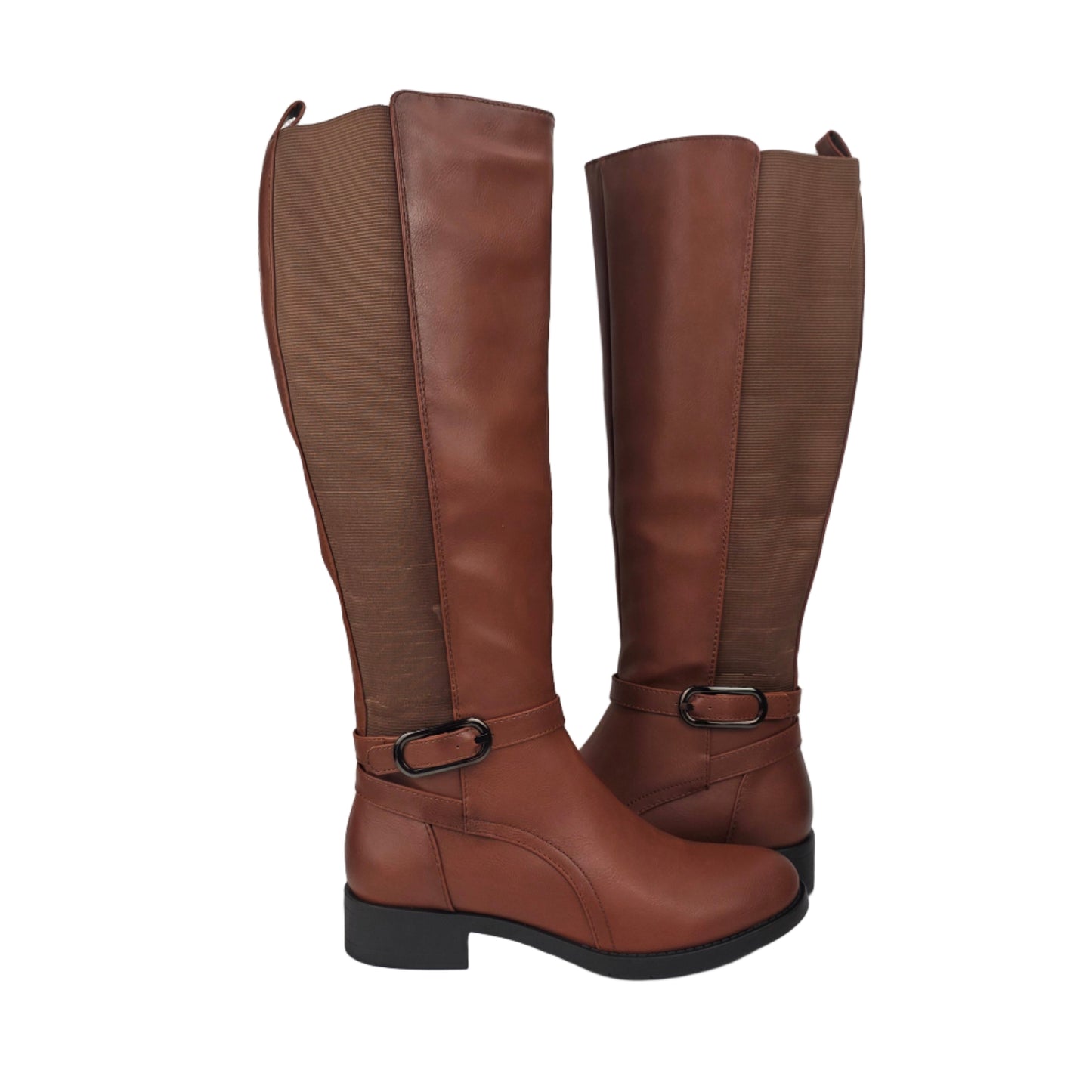 Bota Alta Hebilla Camel