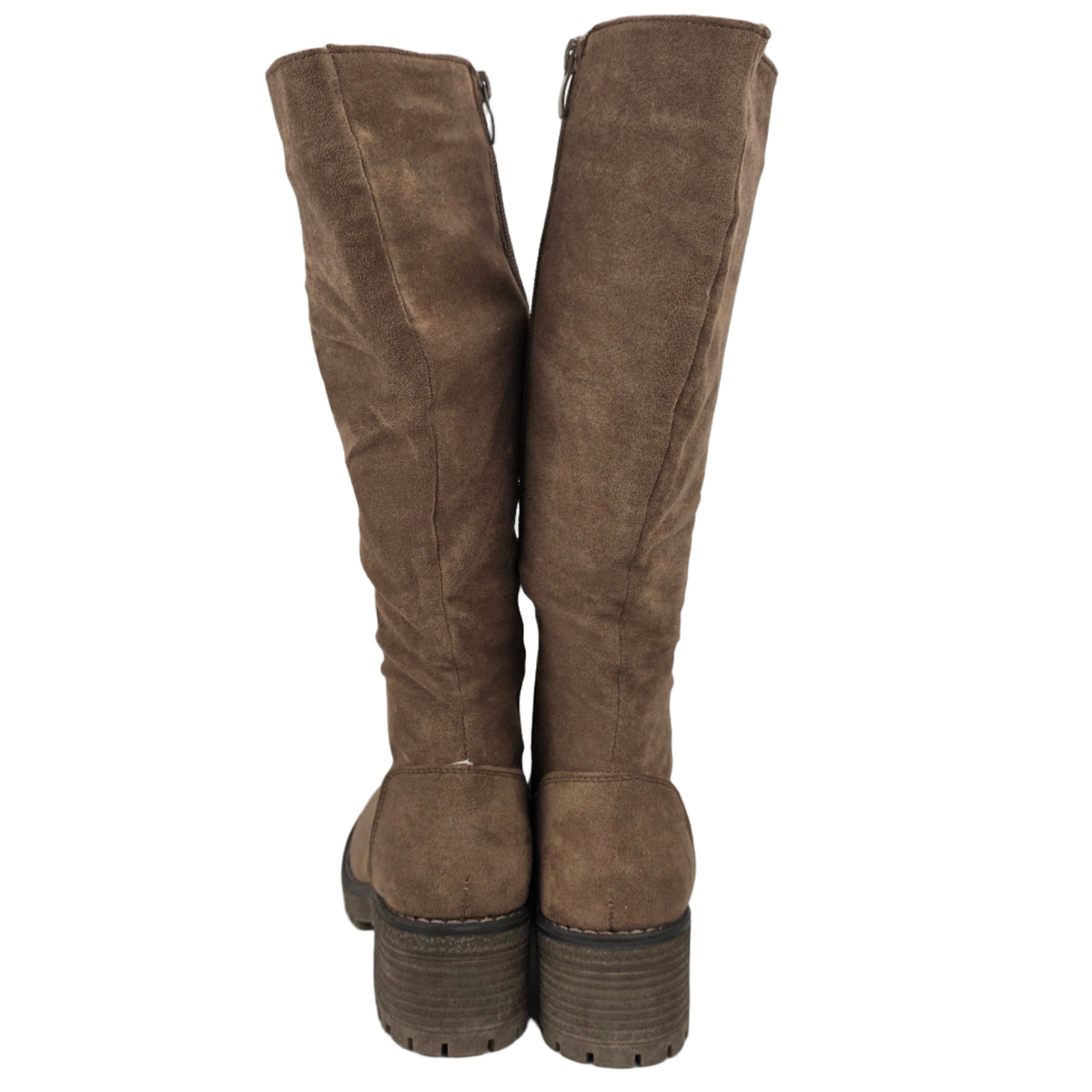 Bota Alta de Antelina Kaki Suela Track – Pasarela Concept