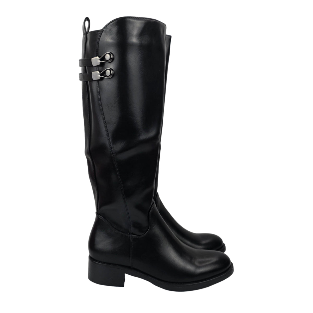 Bota Alta Elástico Licra Negra – Pasarela Concept