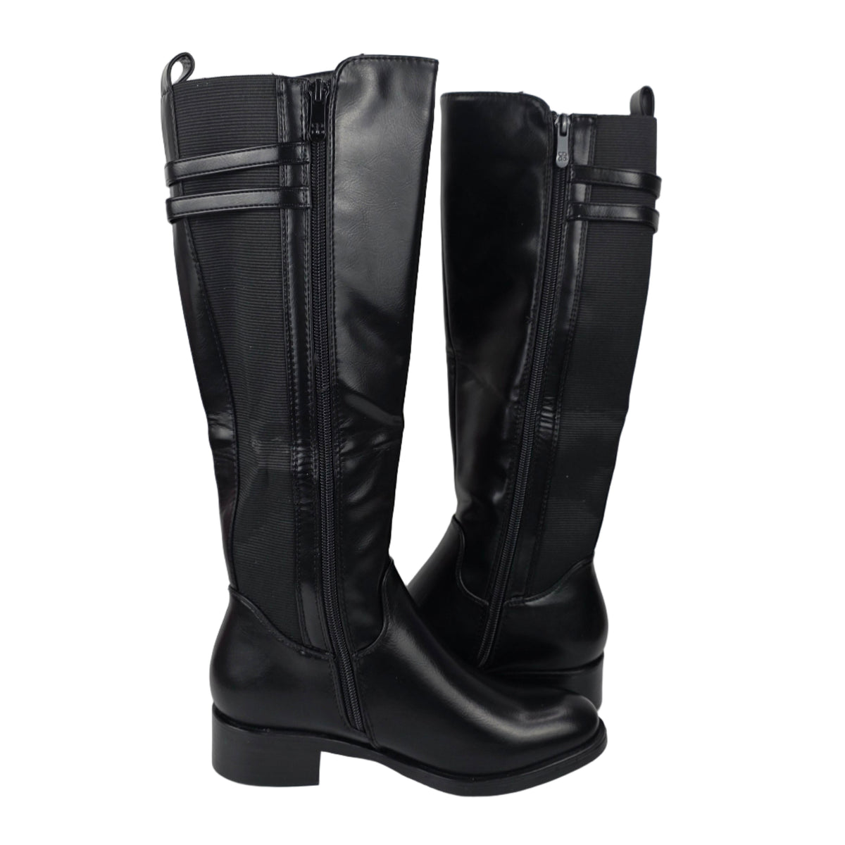Bota Alta Elástico Licra Negra – Pasarela Concept
