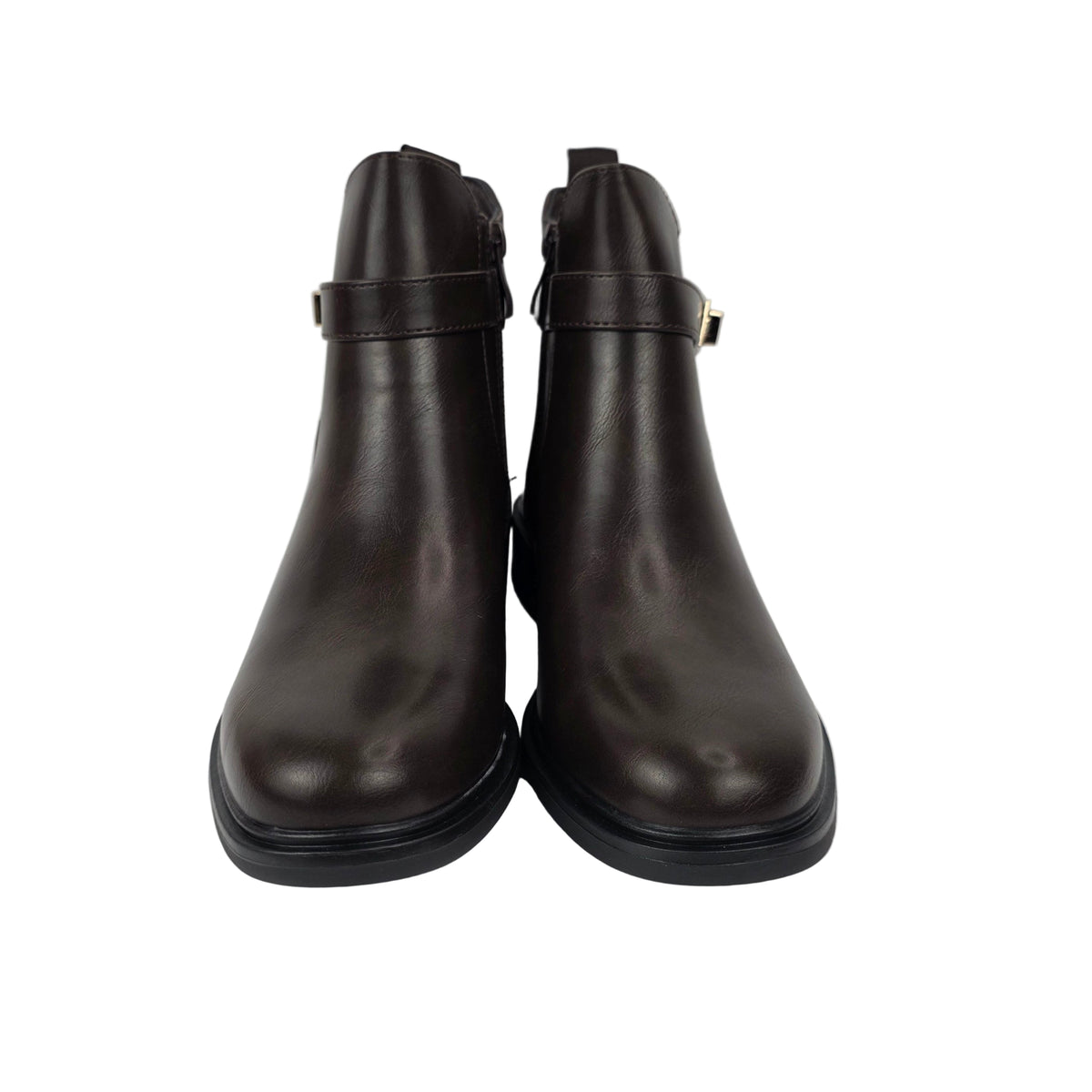 Botines Hebilla Elegante Marrón – Pasarela Concept
