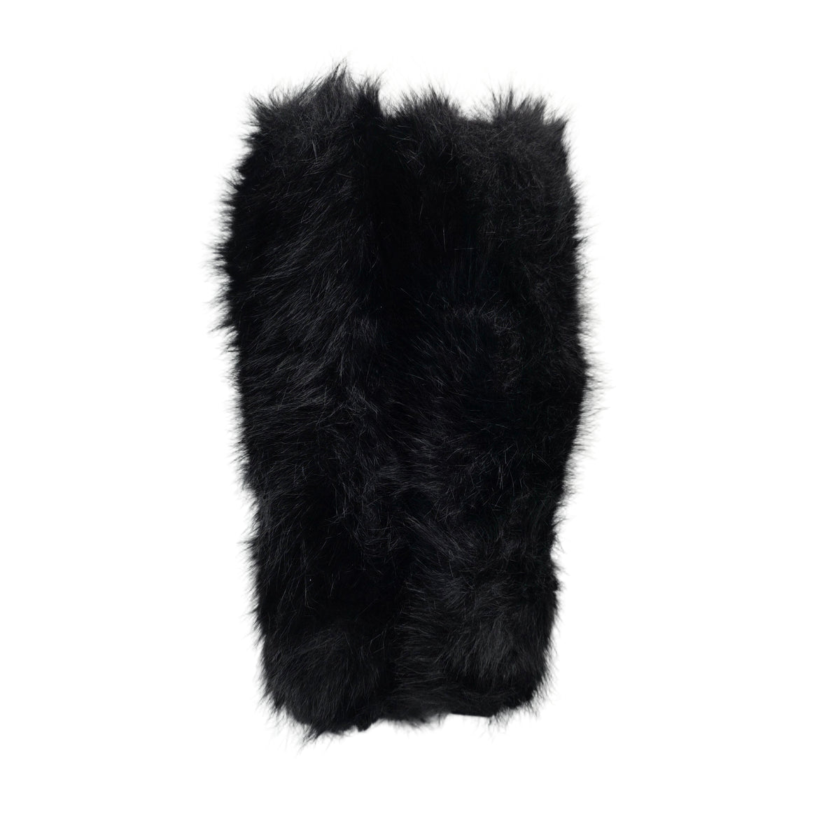 Bota Alta Pelo Efecto Peluche Negra – Pasarela Concept
