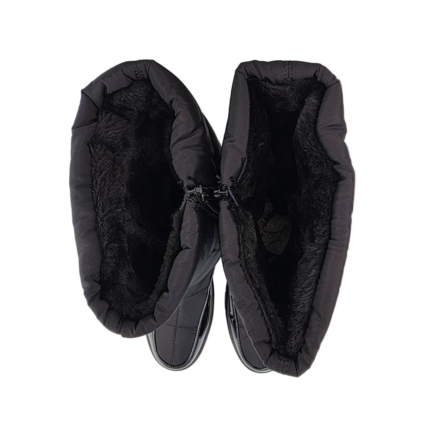 Bota Acolchada Pelo Negro