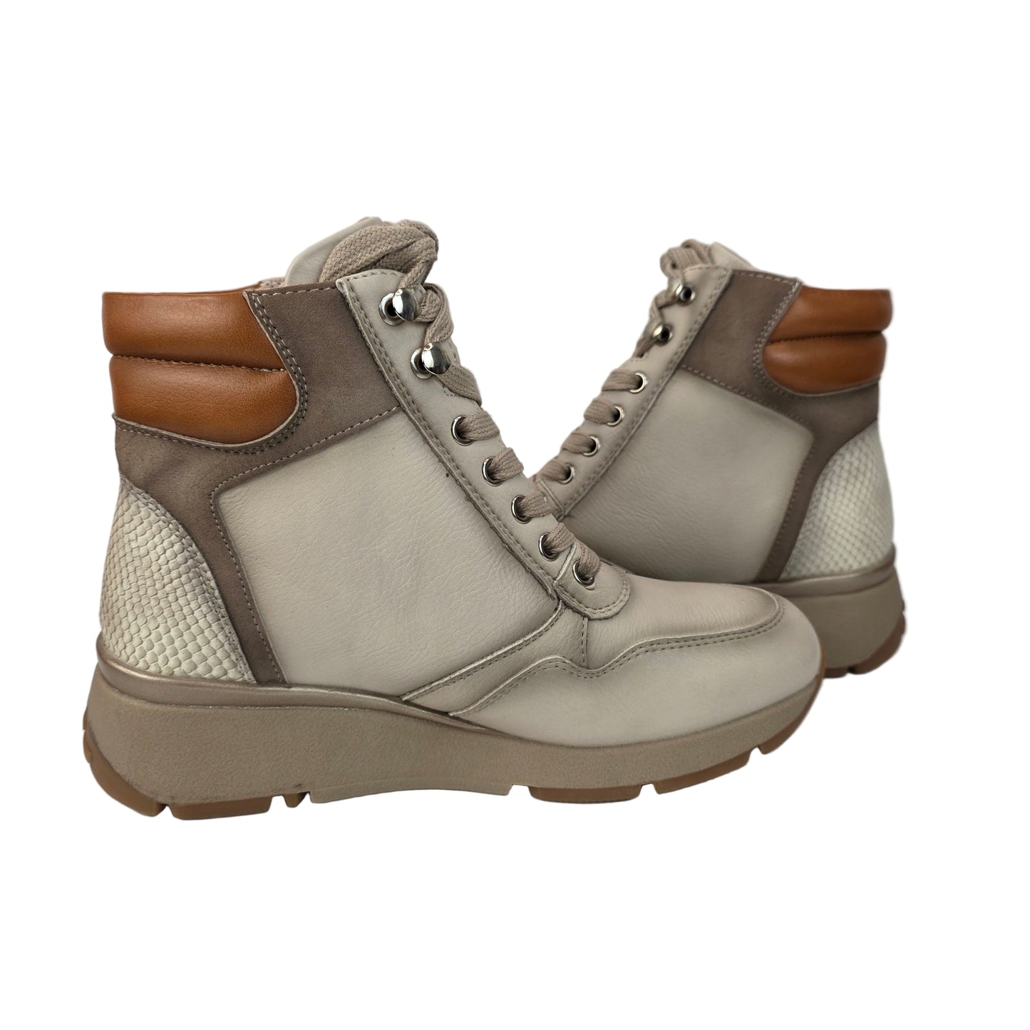 Botín Deportivo Beige