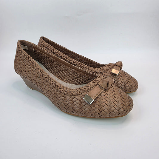 Zapato Cuña Confort Trenzado