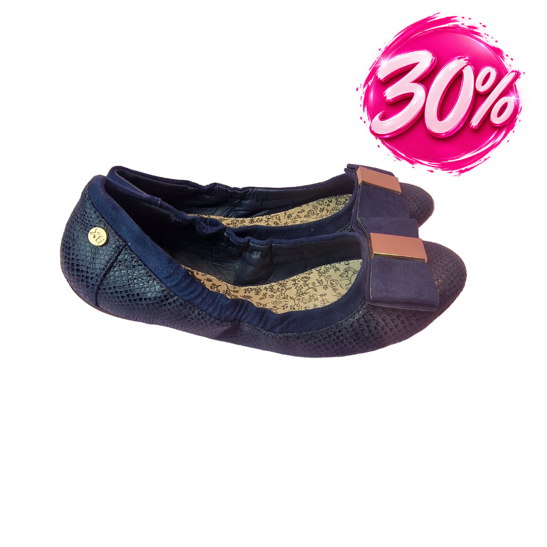 Manoletina Fruncida Navy Xti