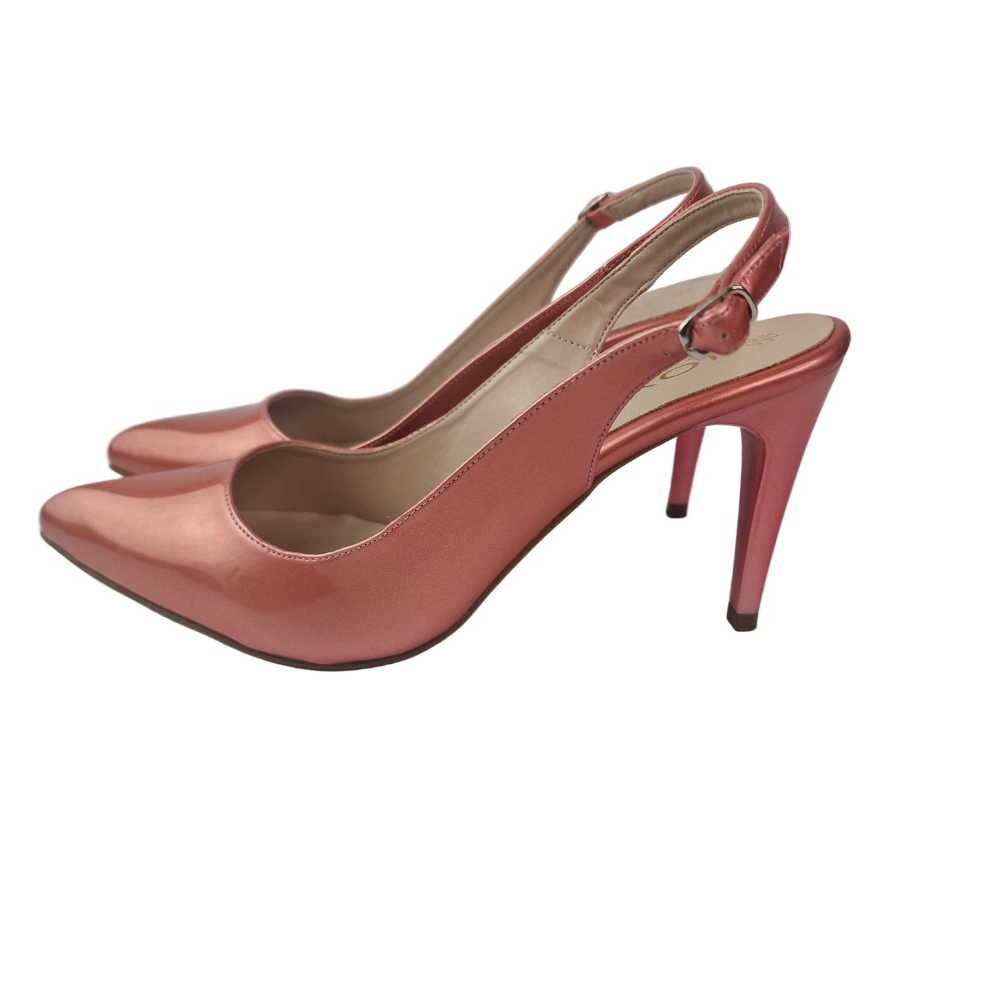 Zapato Stiletto piel Charol Rosa Joyca