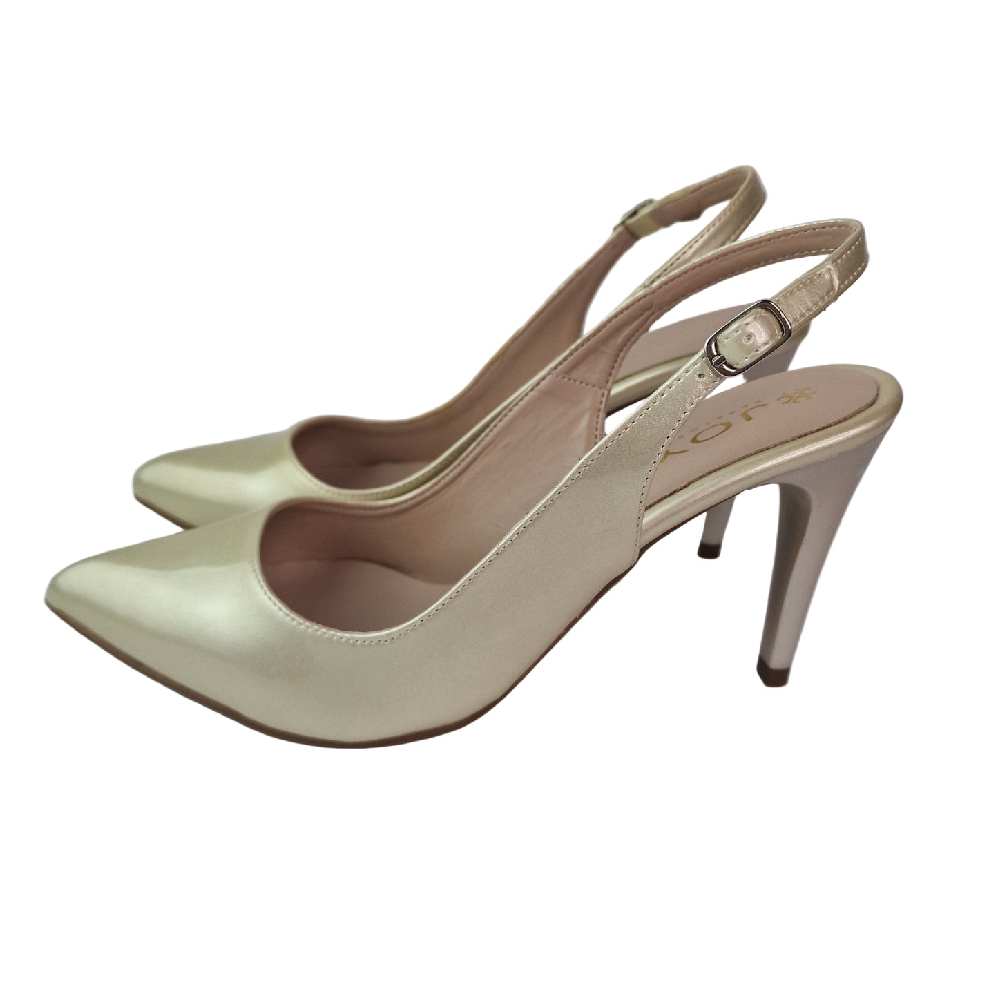 Zapato Stiletto Piel Charol Perla Joyca