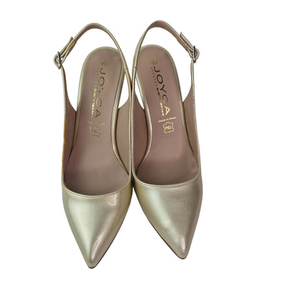 Zapato Stiletto Piel Charol Perla Joyca