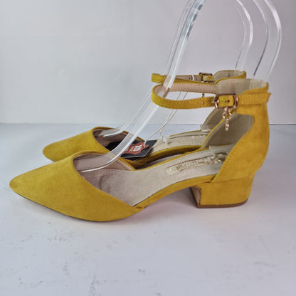 Zapato Xti antelina Amarillo