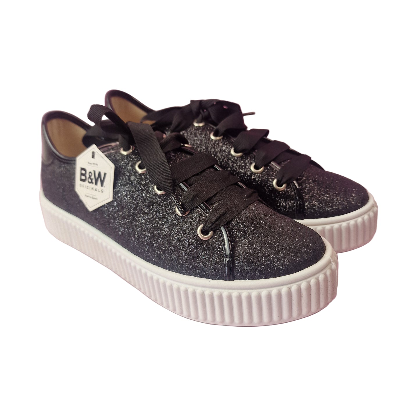 Zapatilla Giltter Negro B&W