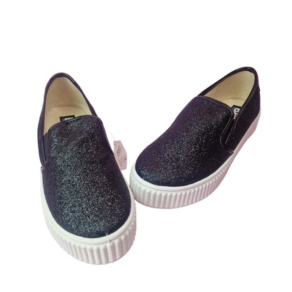 Zapatilla Sin cordones Glitter Negro B&W