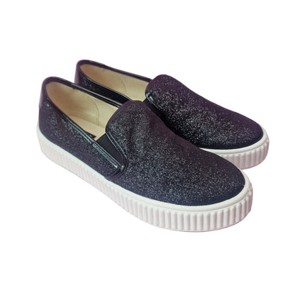 Zapatilla Sin cordones Glitter Negro B&W