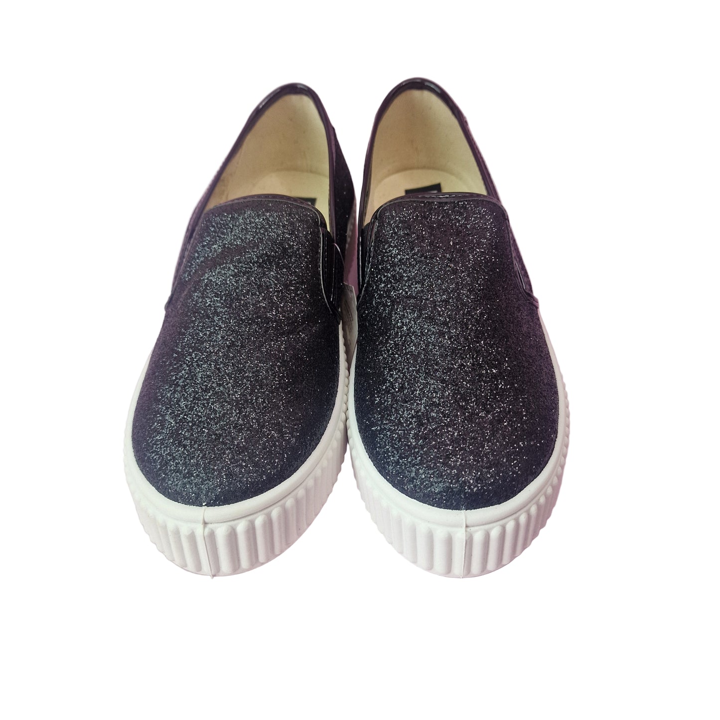 Zapatilla Sin cordones Glitter Negro B&W