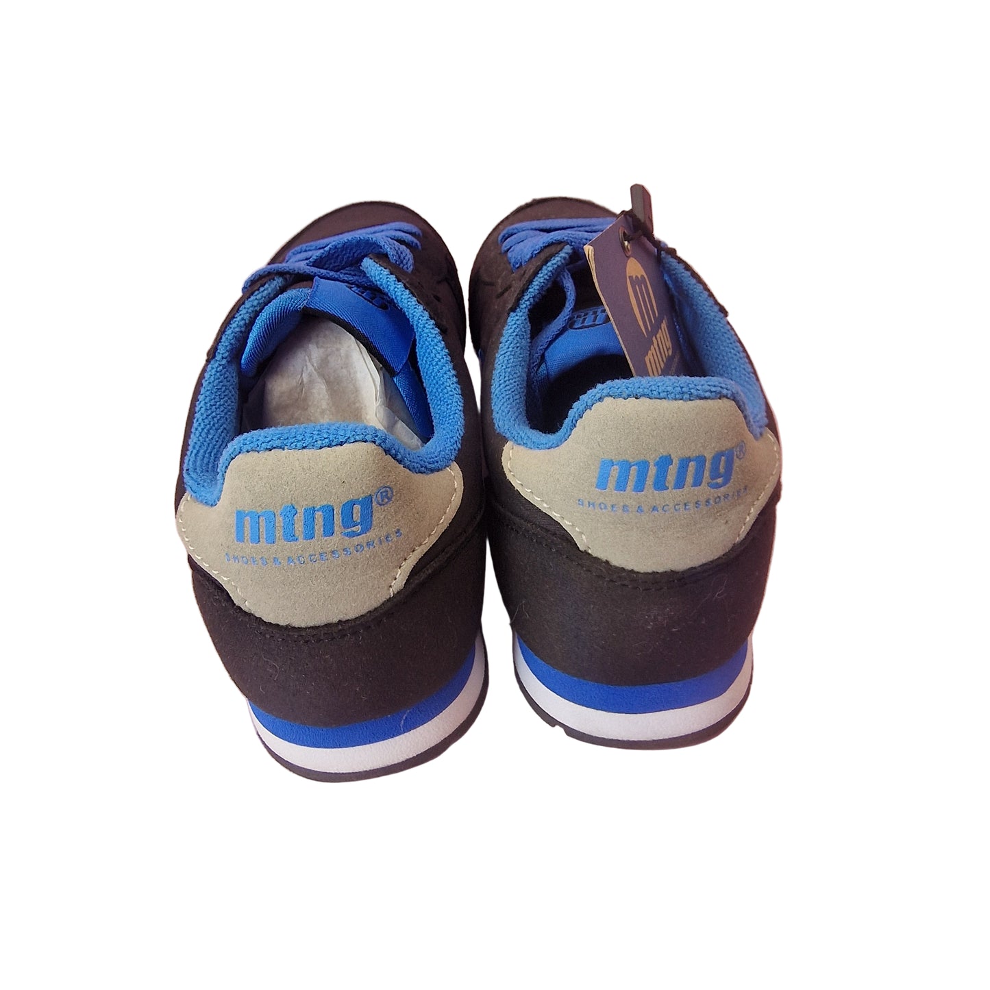 Deportiva Infantil Mustang Negro/Azul