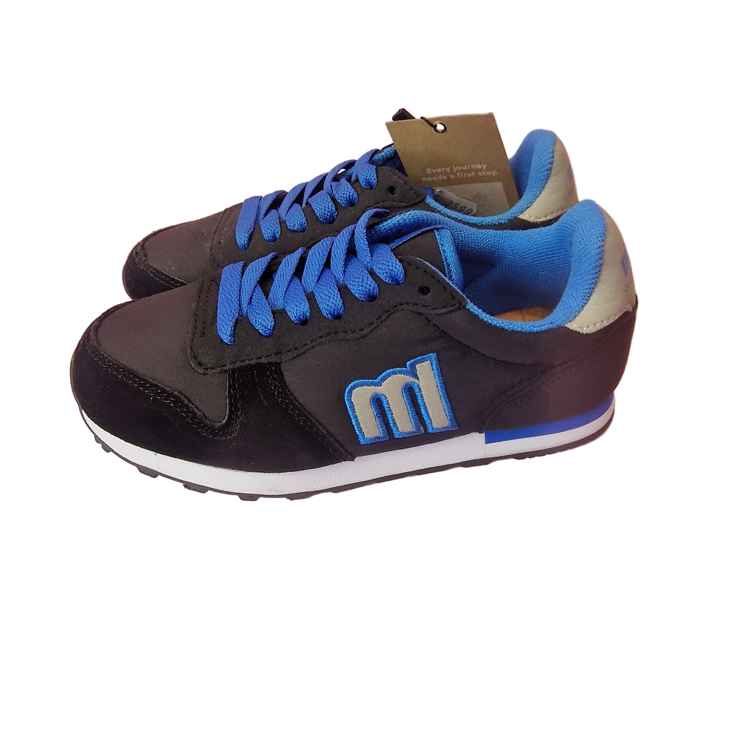 Deportiva Infantil Mustang Negro/Azul