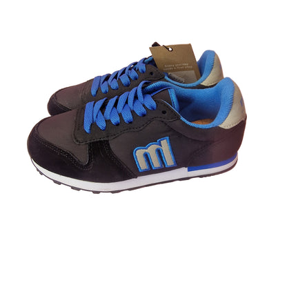 Deportiva Infantil Mustang Negro/Azul
