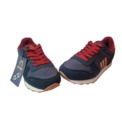 Zapatilla Infantil Mustang  Azul/Granate