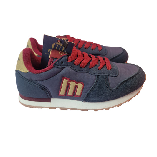 Zapatilla Infantil Mustang  Azul/Granate