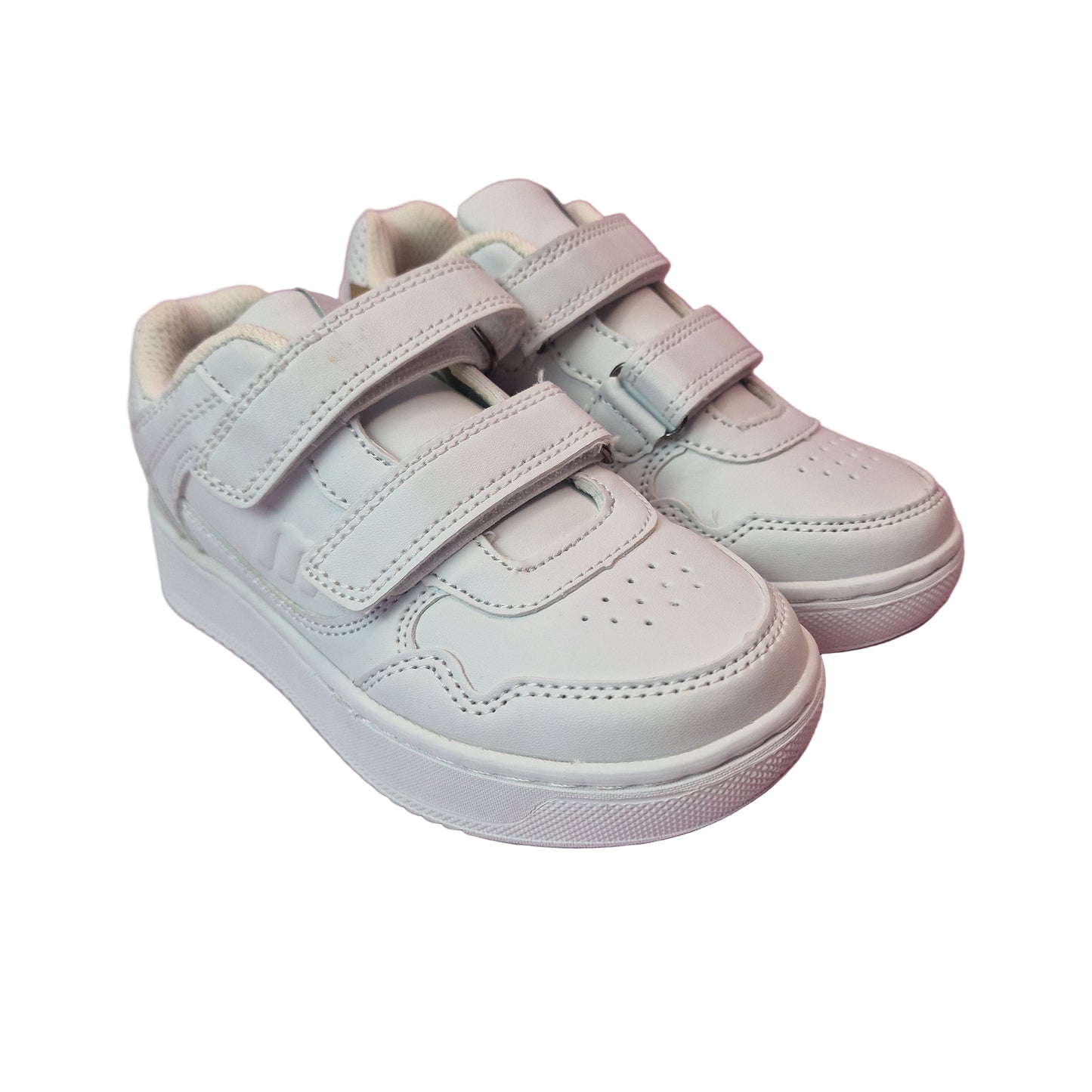 Zapatilla Infantil Velcro Blanca Mustang