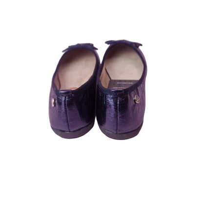 Manoletina Metalizada Navy Xti