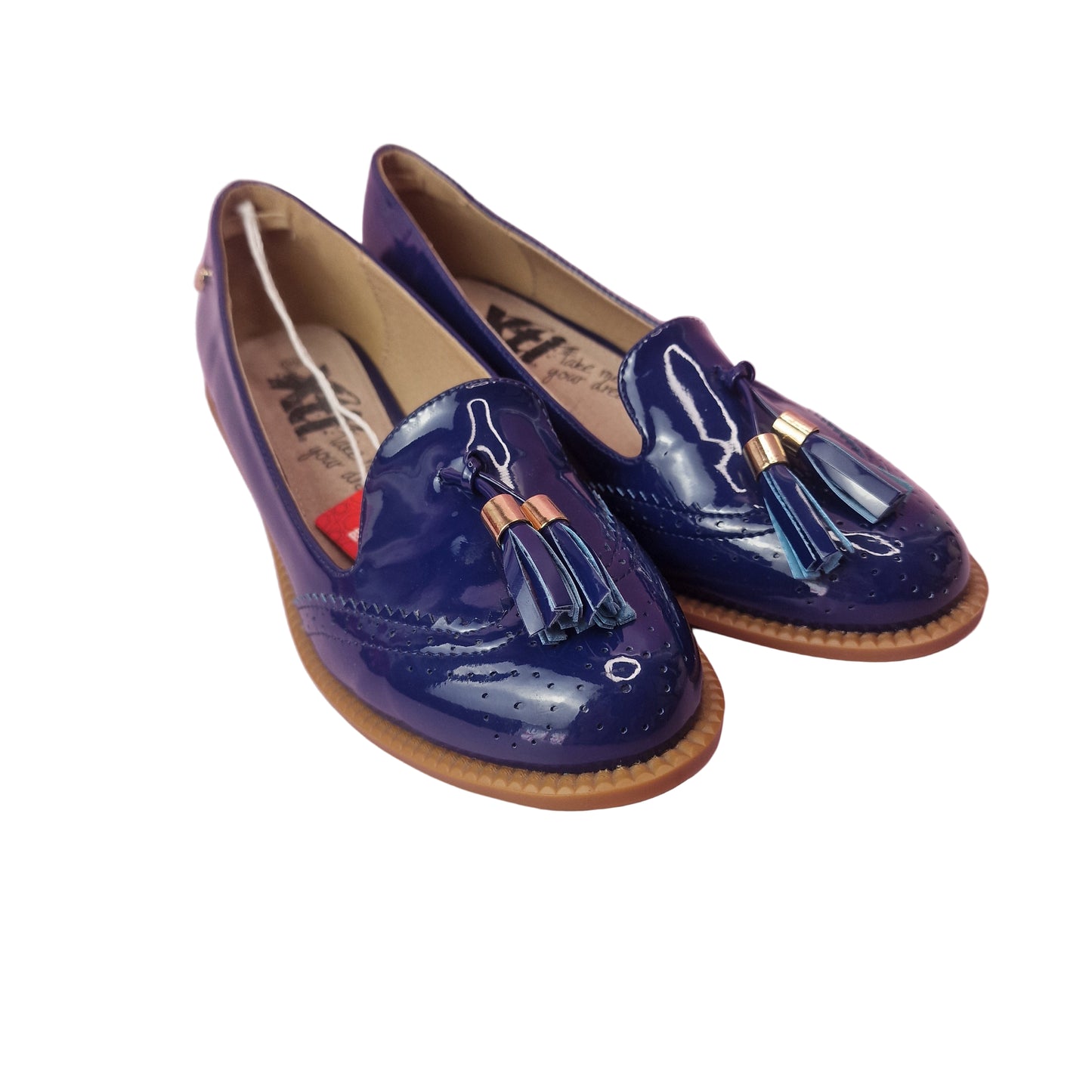 Zapato Oxford Charol Navy Xti