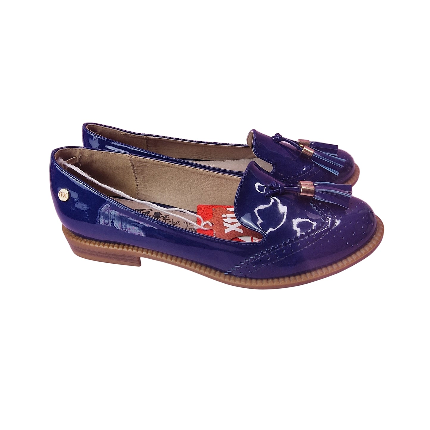 Zapato Oxford Charol Navy Xti