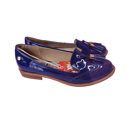 Zapato Oxford Charol Navy Xti