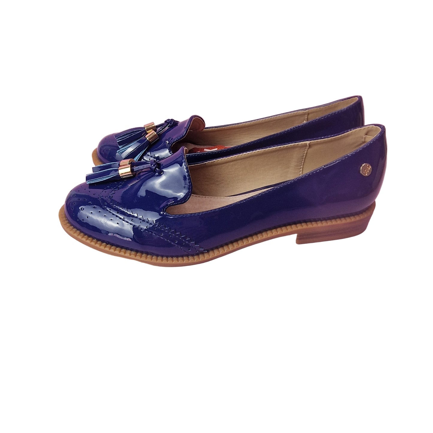 Zapato Oxford Charol Navy Xti