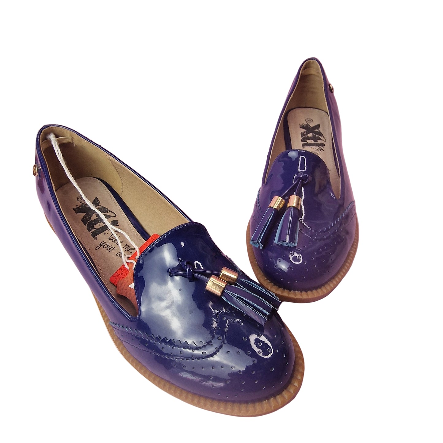 Zapato Oxford Charol Navy Xti