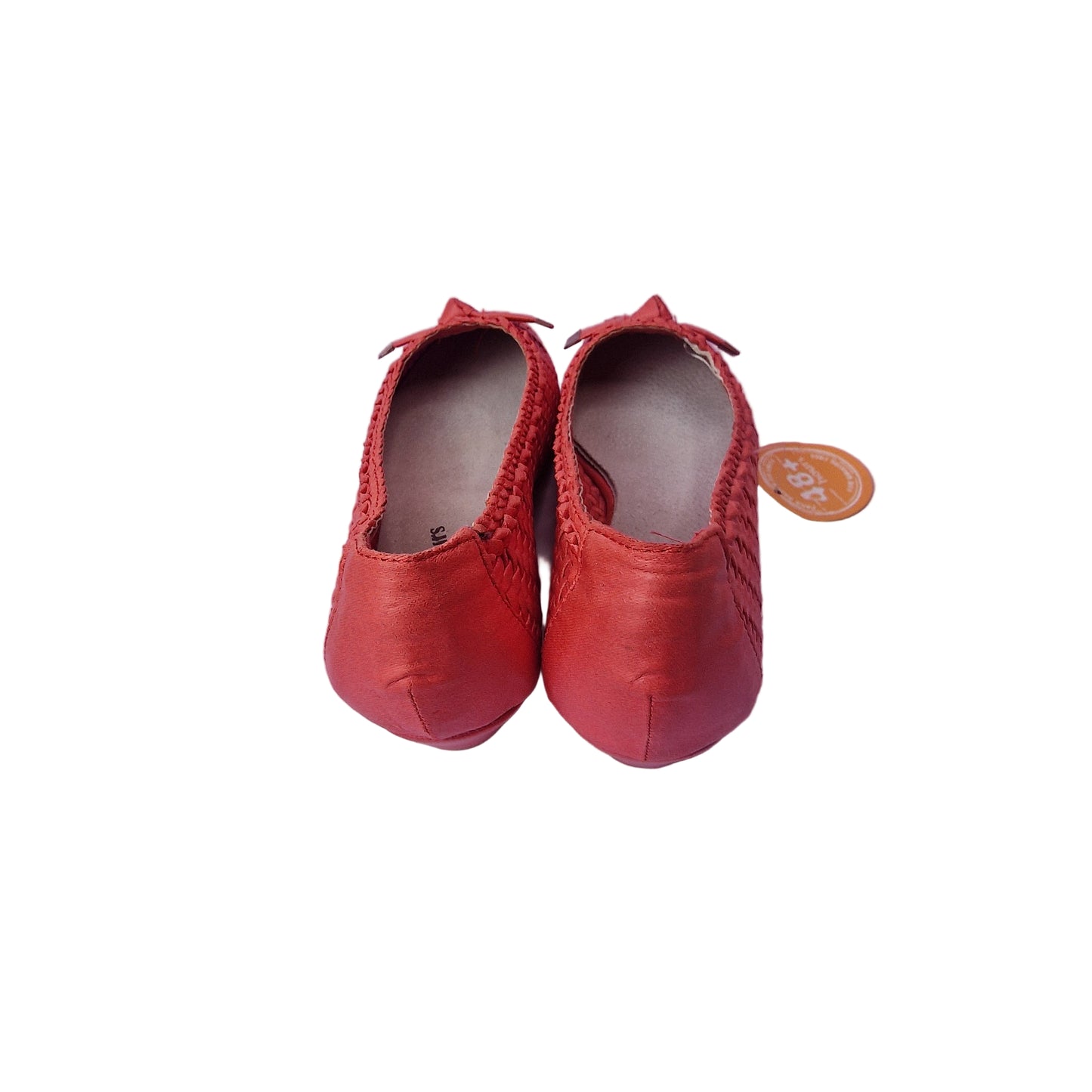 Zapato Trenzado Coral Rojizo 48 horas