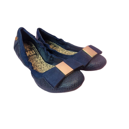 Manoletina Fruncida Navy Xti