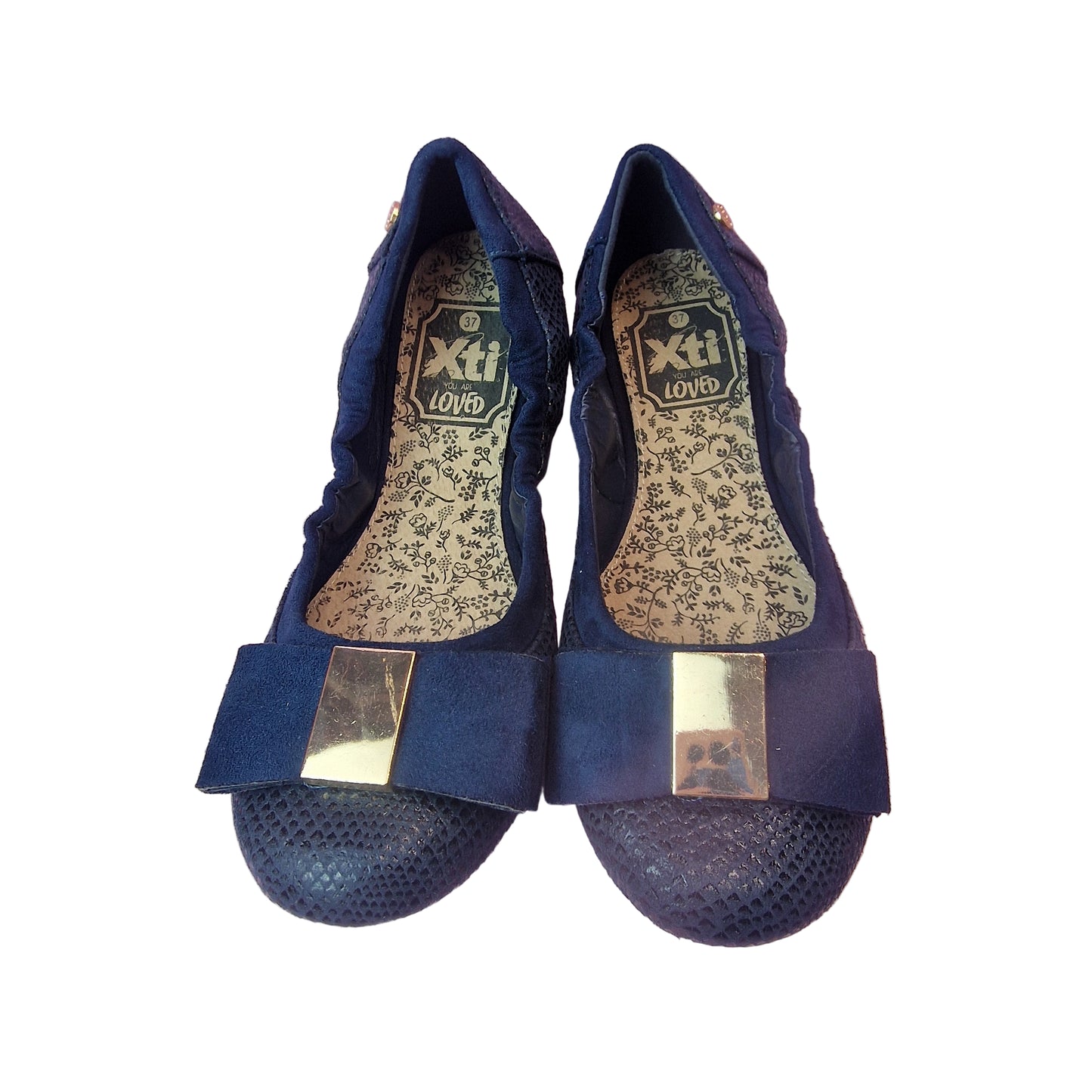 Manoletina Fruncida Navy Xti