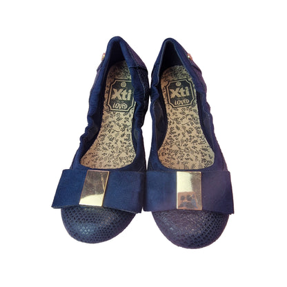 Manoletina Fruncida Navy Xti