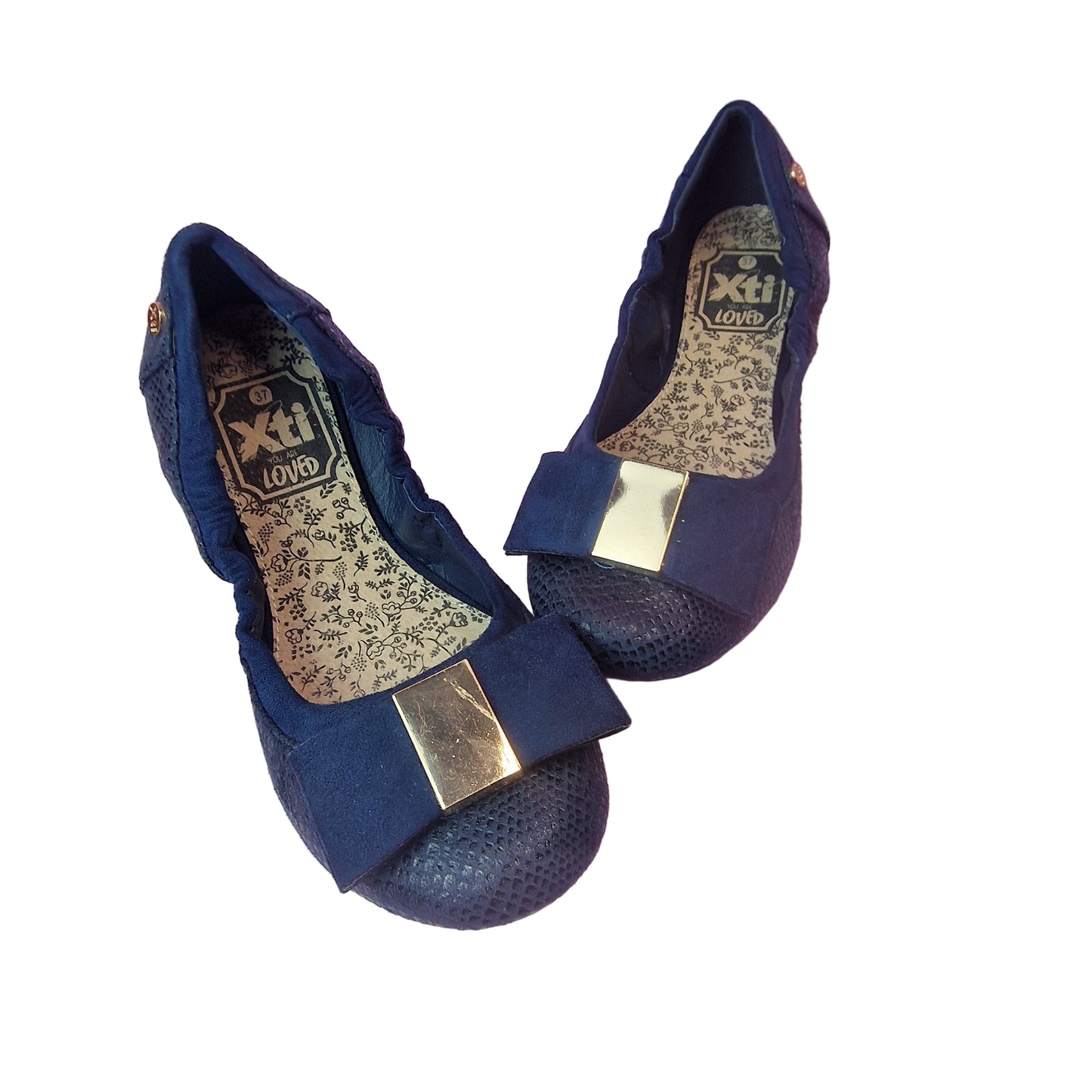 Manoletina Fruncida Navy Xti