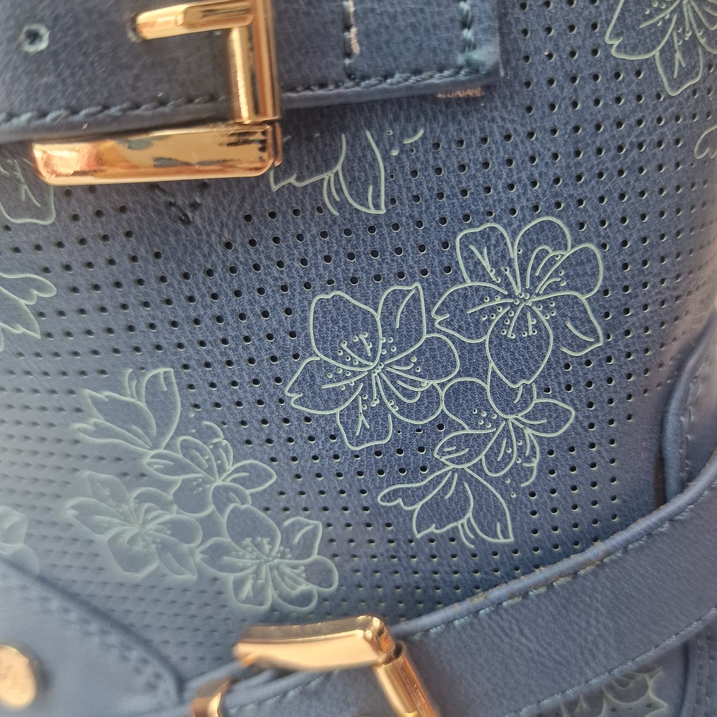 Botin Flores Azul Jeans Xti