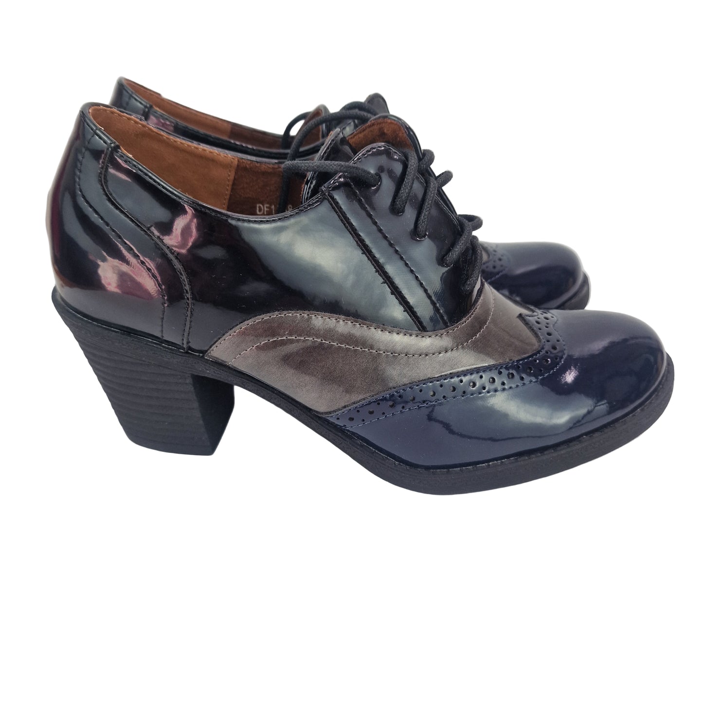 Zapato Oxford Charol Tricolor