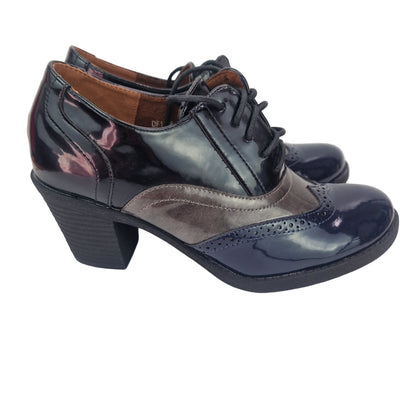 Zapato Oxford Charol Tricolor