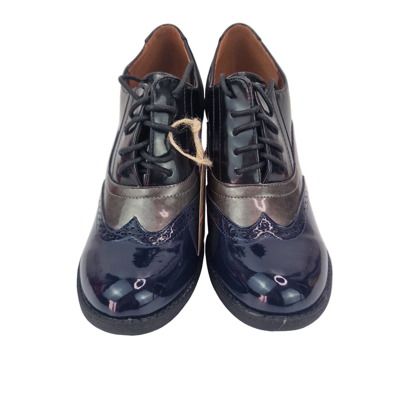 Zapato Oxford Charol Tricolor