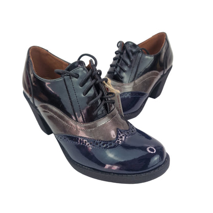 Zapato Oxford Charol Tricolor