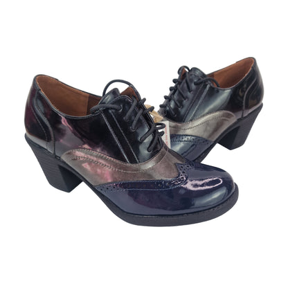 Zapato Oxford Charol Tricolor