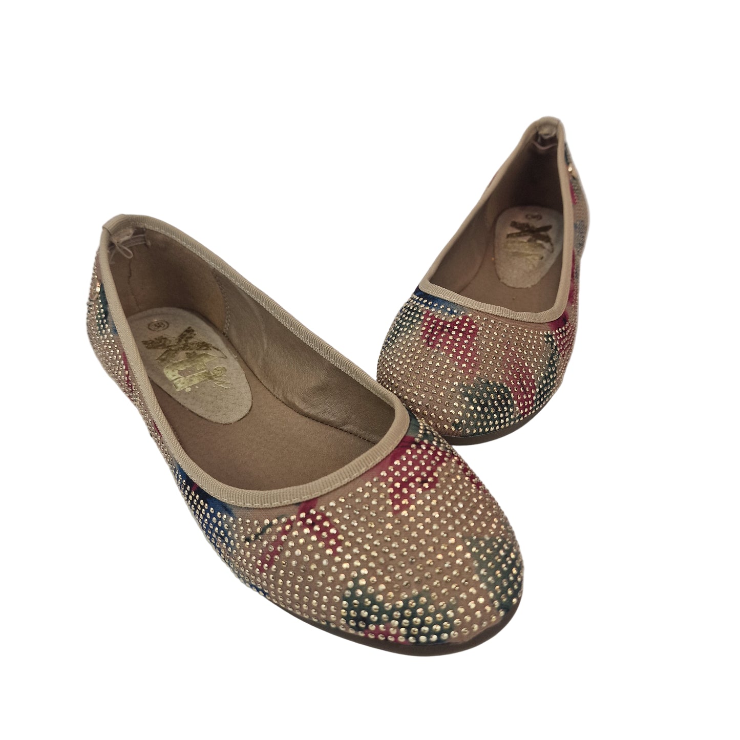 Manoletina Strass Nude Xti