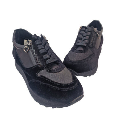 Deportiva Glitter Negro Maria Mare