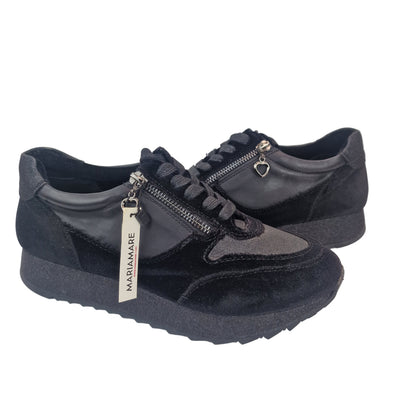 Deportiva Glitter Negro Maria Mare