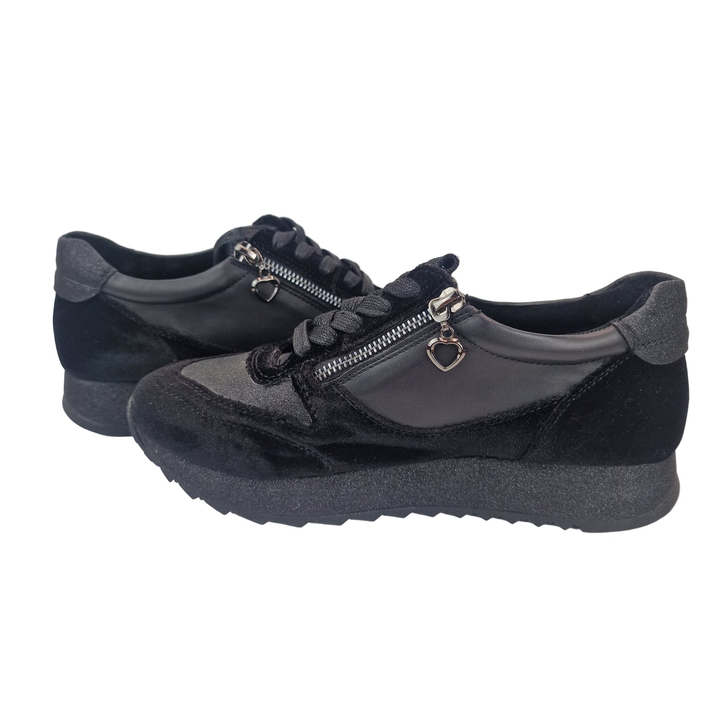 Deportiva Glitter Negro Maria Mare