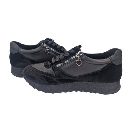 Deportiva Glitter Negro Maria Mare