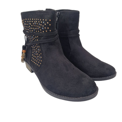 Botín Strass Antelina Negro Refresh
